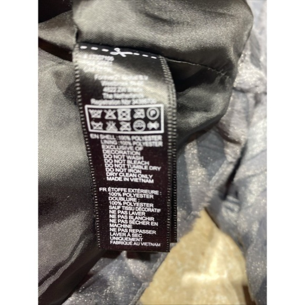 Forever 21 Vintage Style Whimsical Short Gray Bollero Jacket L Zip Wrist 3789 - Picture 12 of 15